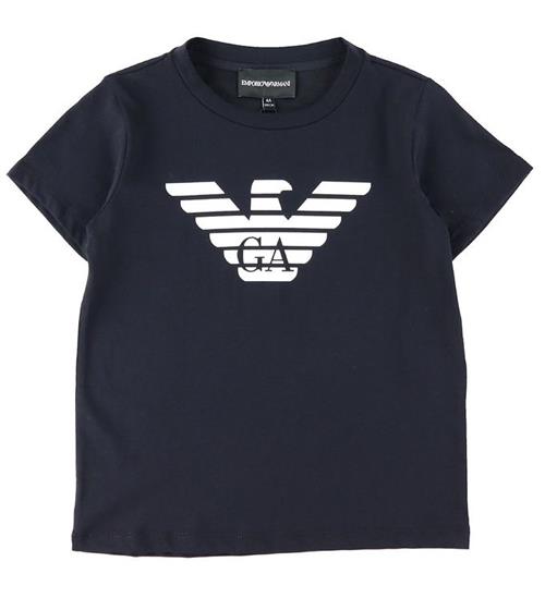 Se Emporio Armani T-shirt - Navy m. Logo ved KidsWorld