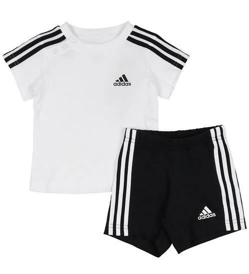 adidas Performance adidas Performance SÃ¦t - T-shirt/Shorts - Hvid/Sort