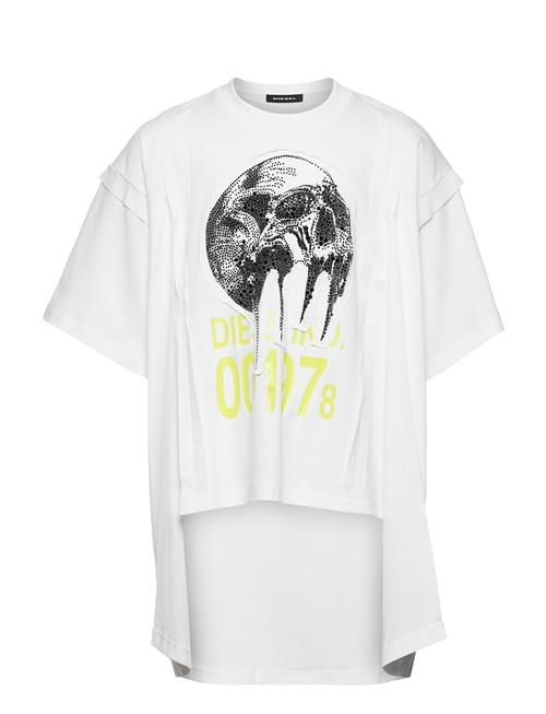 Se Diesel Tamelia T-Shirt Diesel White ved Booztlet