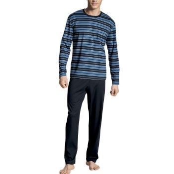 Se Calida Relax Streamline Pyjamas Marine/Blå bomuld Medium Herre ved Timarco