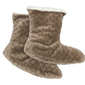 Damella Strømper Jaquard Fleece Slippers Grøn polyester Str 35/37 Dame