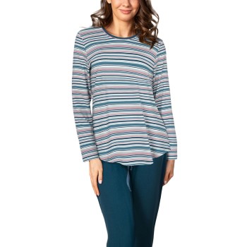 Lady Avenue Bamboo Long-Sleeve Pyjama Flerfarvet Small Dame