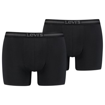 Levis 2P Tencel Boxer Brief Sort lyocell Large Herre