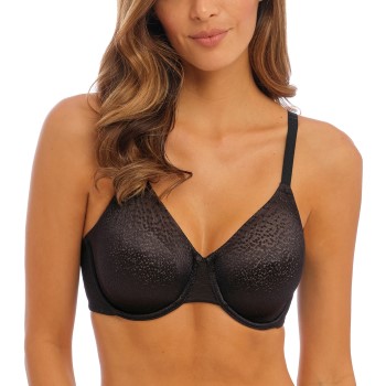 Se Wacoal Bh Back Appeal Underwire Bra Sort nylon G 90 Dame ved Timarco