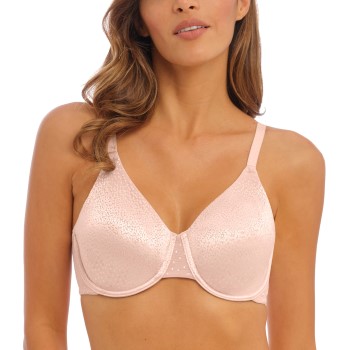 Wacoal Bh Back Appeal Underwire Bra Rosa nylon C 80 Dame