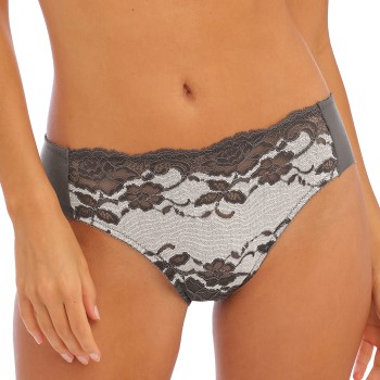 Wacoal Trusser Florilege Brief Sort Mønster Medium Dame