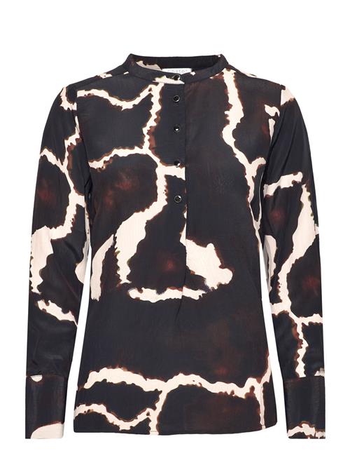 Coster Copenhagen Shirt In Night Clouds Print Coster Copenhagen Black