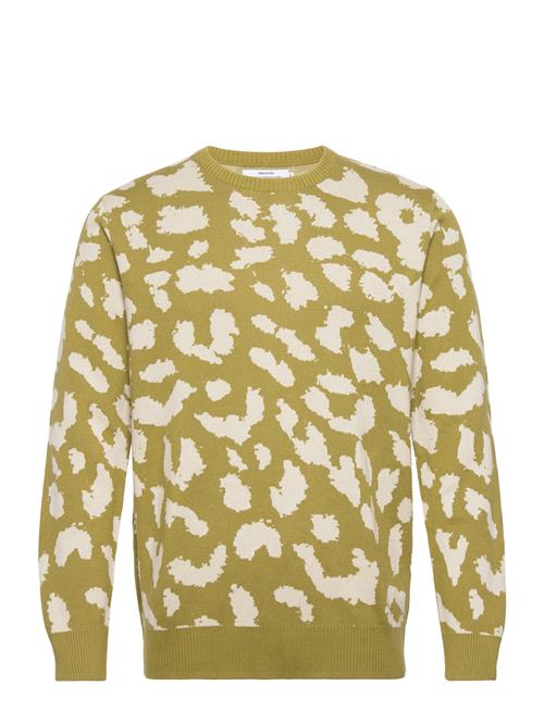 DEDICATED Sweater Mora Leopard DEDICATED Green