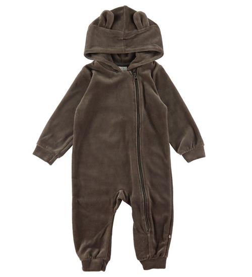 Se Smallstuff Smallstuff Heldragt - Velour - Dark Mole ved KidsWorld