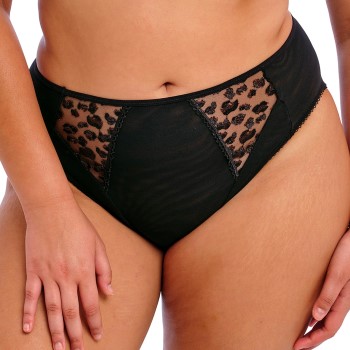 Elomi Trusser Namrah High Leg Brief Sort polyamid Large Dame