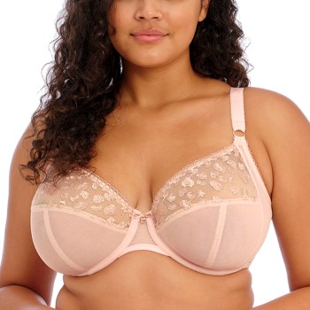 Se Elomi Bh Namrah Underwire Bandless Plunge Bra Pudder F 85 Dame ved Timarco