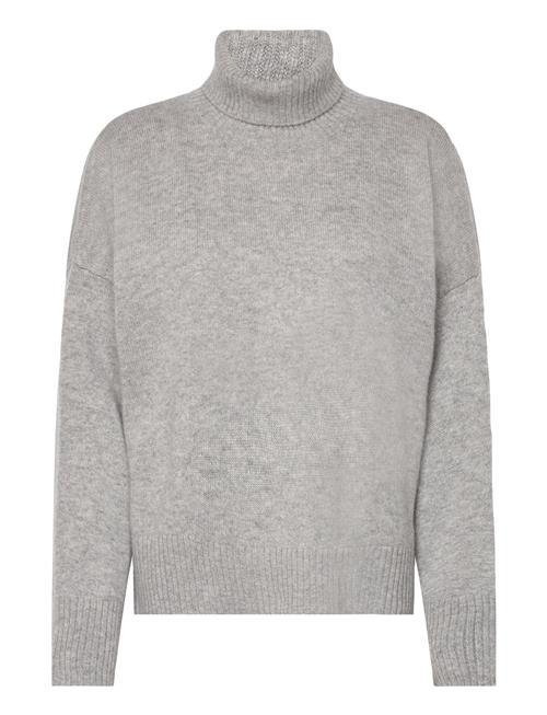 Se Davida Cashmere Chunky Roll Neck Sweater Davida Cashmere Grey ved Booztlet