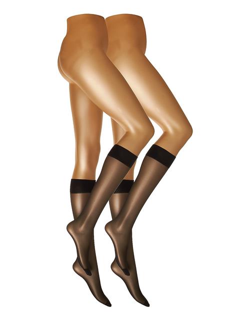 Decoy Decoy Kneehigh Silklook 2Pk 20 Decoy Black