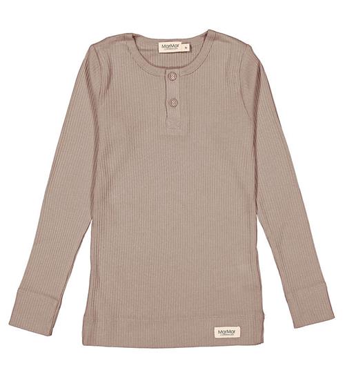 Se MarMar MarMar Bluse - Modal - Rib - Warm Stone ved KidsWorld