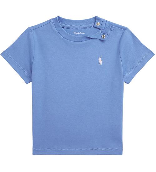 Se Polo Ralph Lauren T-shirt - New England Blue ved KidsWorld