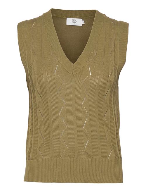 Se Noa Noa Waistcoat Noa Noa Khaki ved Booztlet