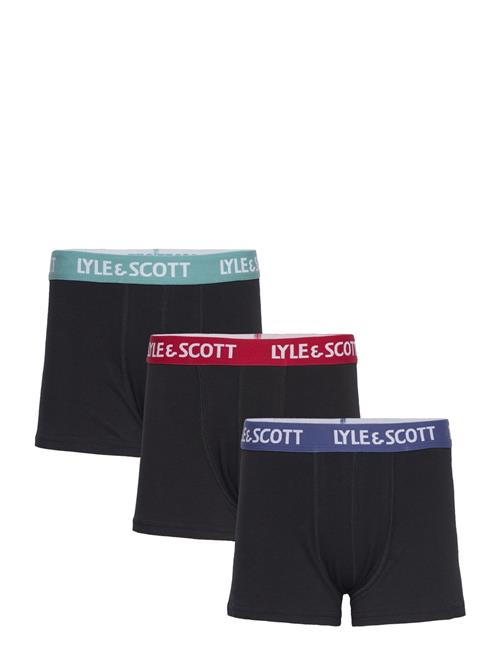 Lyle & Scott Junior Solid Boxed 3 Pair Boxers Lyle & Scott Junior Black