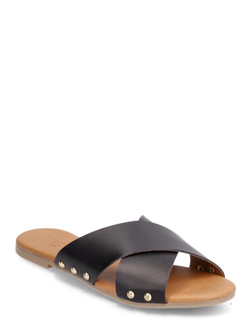 Se Pcvuma Leather Sandal Pieces Black ved Booztlet