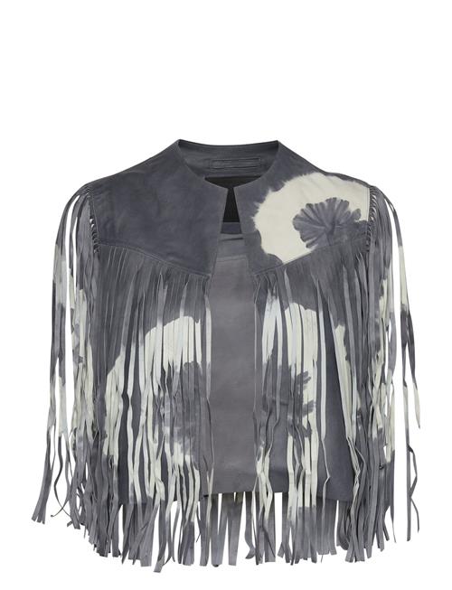 AllSaints Evie Tydy Tassel Gilet AllSaints Blue