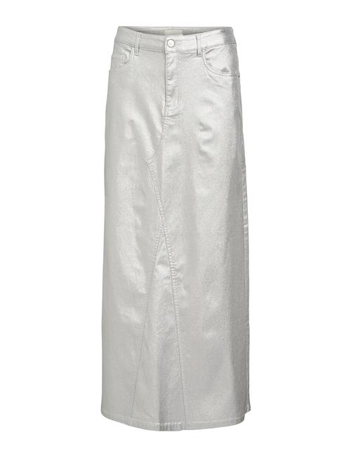 Object Objsunny Harlow Long Skirt E Div Object Silver