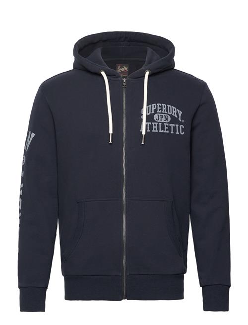 Superdry Athletic Coll Graphic Ziphood Superdry Navy