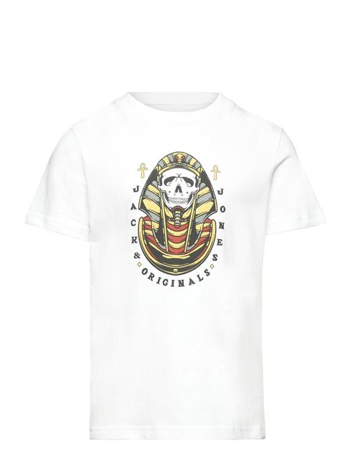 Jack & Jones Jorheavens Tee Ss Crew Neck Sn Jnr Jack & J S White