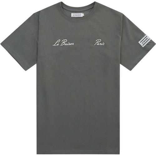 Se Le Baiser Garonne T-shirt Steel Green ved Quint