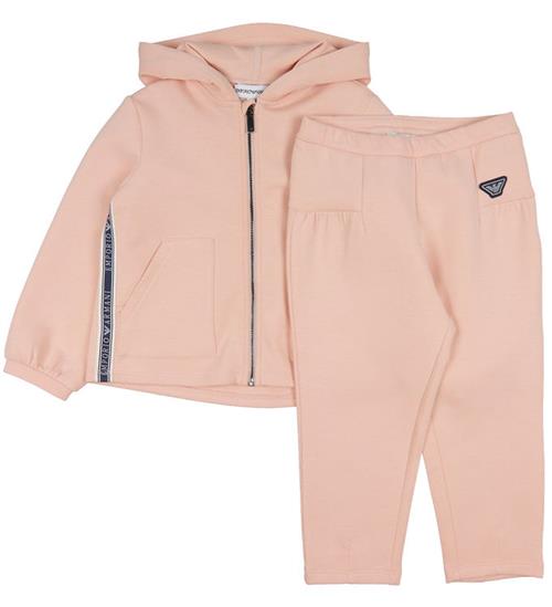 Emporio Armani Emporio Armani Cardigan/Bukser - Rosa m. Logostribe