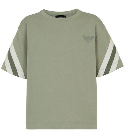 Se Emporio Armani Emporio Armani T-shirt - StÃ¸vet GrÃ¸n ved KidsWorld