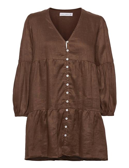 Faithfull The Brand Dija Mini Dress Faithfull The Brand Brown