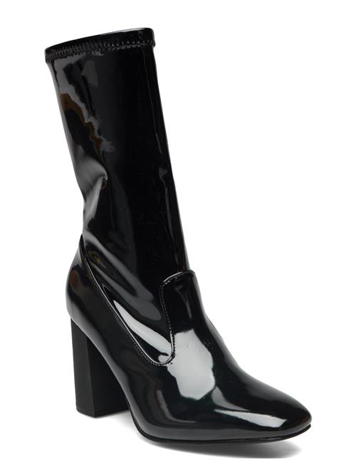 Se Bianco Biaellie Stretch Boot Patent Bianco Black ved Booztlet