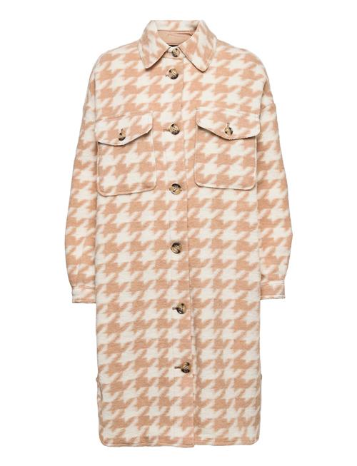 Vero Moda Vmchrissie Long Check Shirt Ga Vero Moda Brown