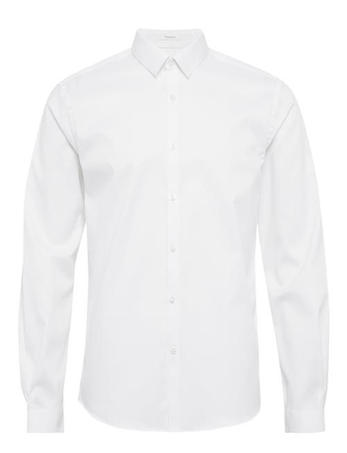 Lindbergh Small Collar, Tailor Fit Cotton Shi Lindbergh White