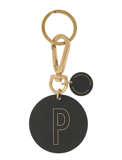 Design Letters Personal Key Ring & Bagtag Design Letters Black