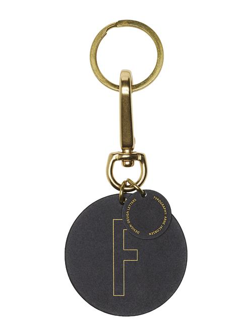 Se Design Letters Personal Key Ring & Bagtag Design Letters Black ved Booztlet