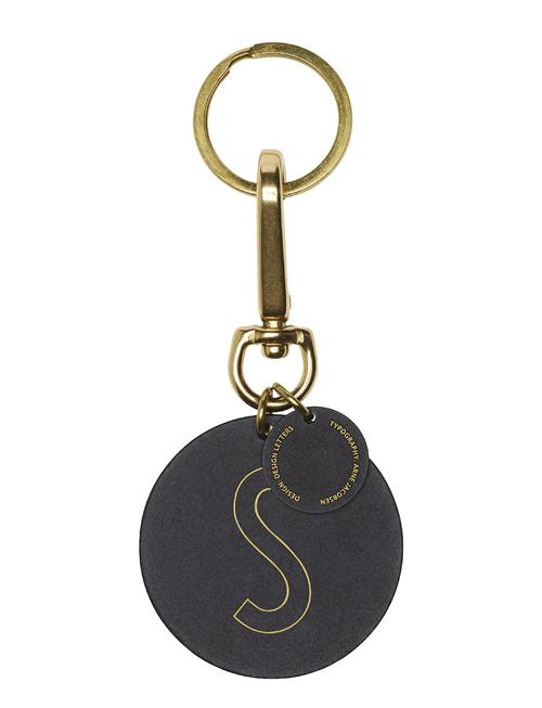 Design Letters Personal Key Ring & Bagtag Design Letters Black