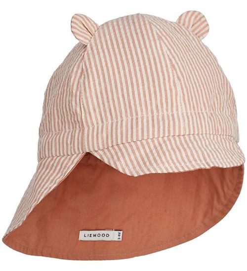 Se Liewood Liewood Solhat - Gorm - Stripe Tuscany Rose/Sandy ved KidsWorld