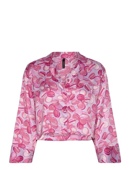 Hunkemöller Jacket Ls Satin Macaron Hunkemöller Pink