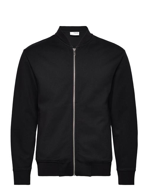 Slhmack Sweat Bomber Ls Noos Selected Black