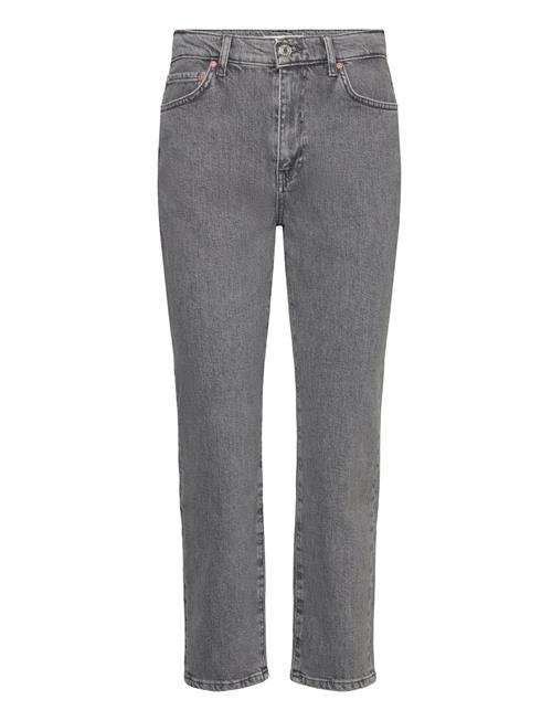 Mango Claudia Slim-Fit Cropped Jeans Mango Grey