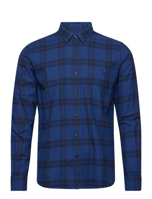 M Moment Flannel Shirt Peak Performance Blue