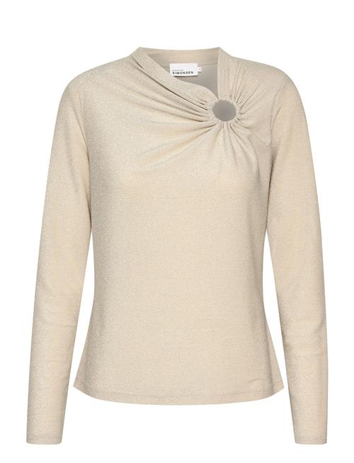 Se Karen By Simonsen Karlakb Top Karen By Simonsen Beige ved Booztlet