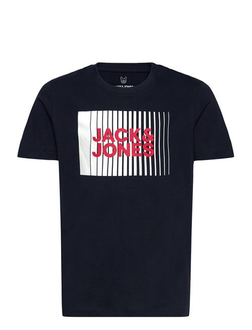 Se Jack & Jones Jjecorp Logo Tee Play Ss O-Neck Noos Jnr Jack & J S Navy ved Booztlet