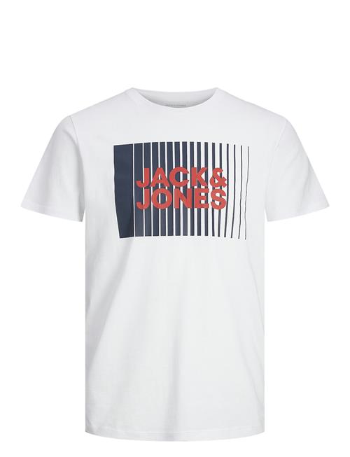 Jack & Jones Jjecorp Logo Tee Play Ss O-Neck Noos Jnr Jack & J S White