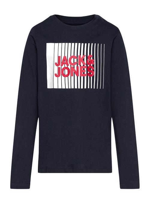 Jack & Jones Jjecorp Logo Tee Play Ls O-Neck Noos Jnr Jack & J S Navy