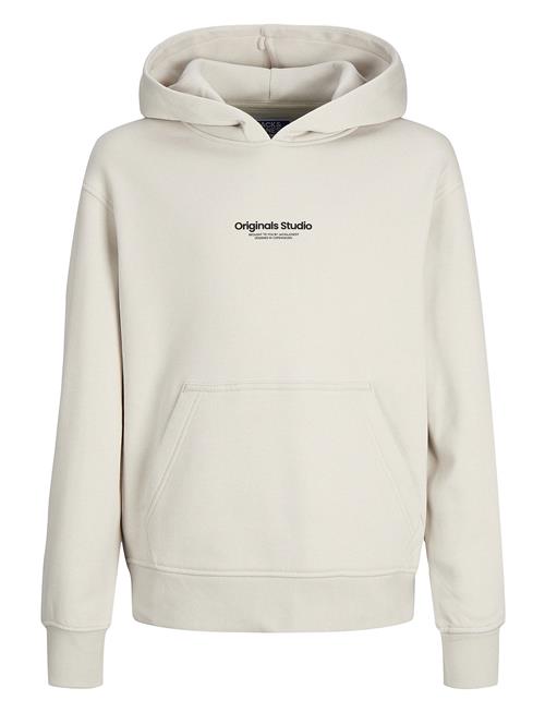 Se Jack & Jones Jorvesterbro Sweat Hood Noos Jnr Jack & J S Beige ved Booztlet