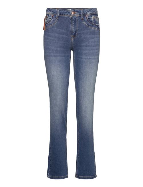 Pulz Jeans Pzkarolina Hw Jeans Straight Leg Pulz Jeans Blue