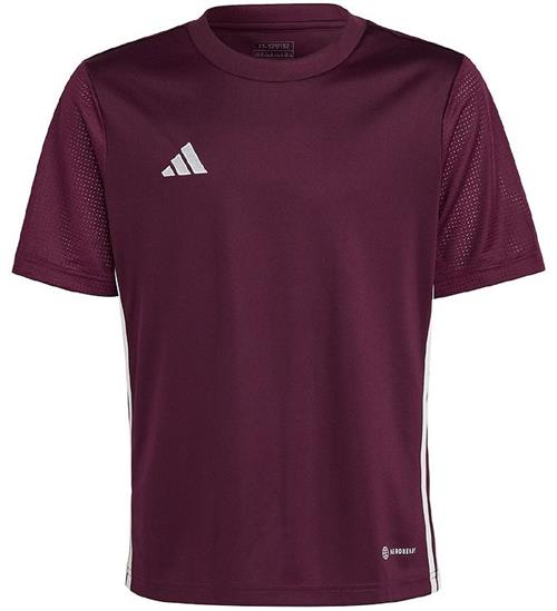 Se adidas Performance T-shirt - TABELA 23 - Bordeaux/Hvid ved KidsWorld