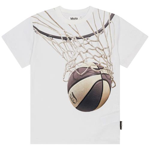 Molo GOTS Riley T-shirt Basket Net | Hvid | 92 cm