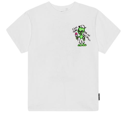 Molo GOTS Rodney T-shirt Icecream Alien | Hvid | 92 cm